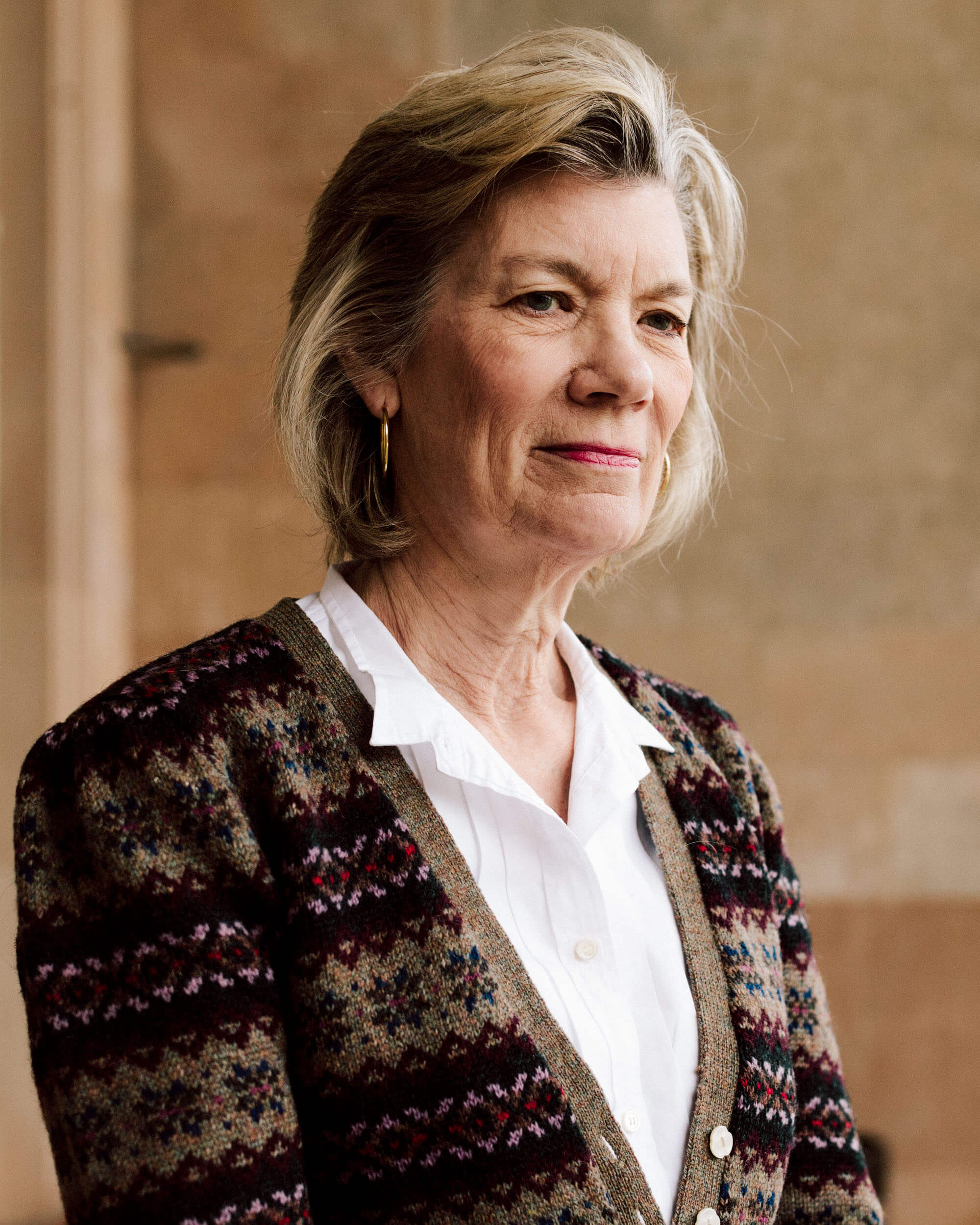 Sacha Hamilton, the Duchess of Abercorn. Photographed for The Financial Times Weekend At Home