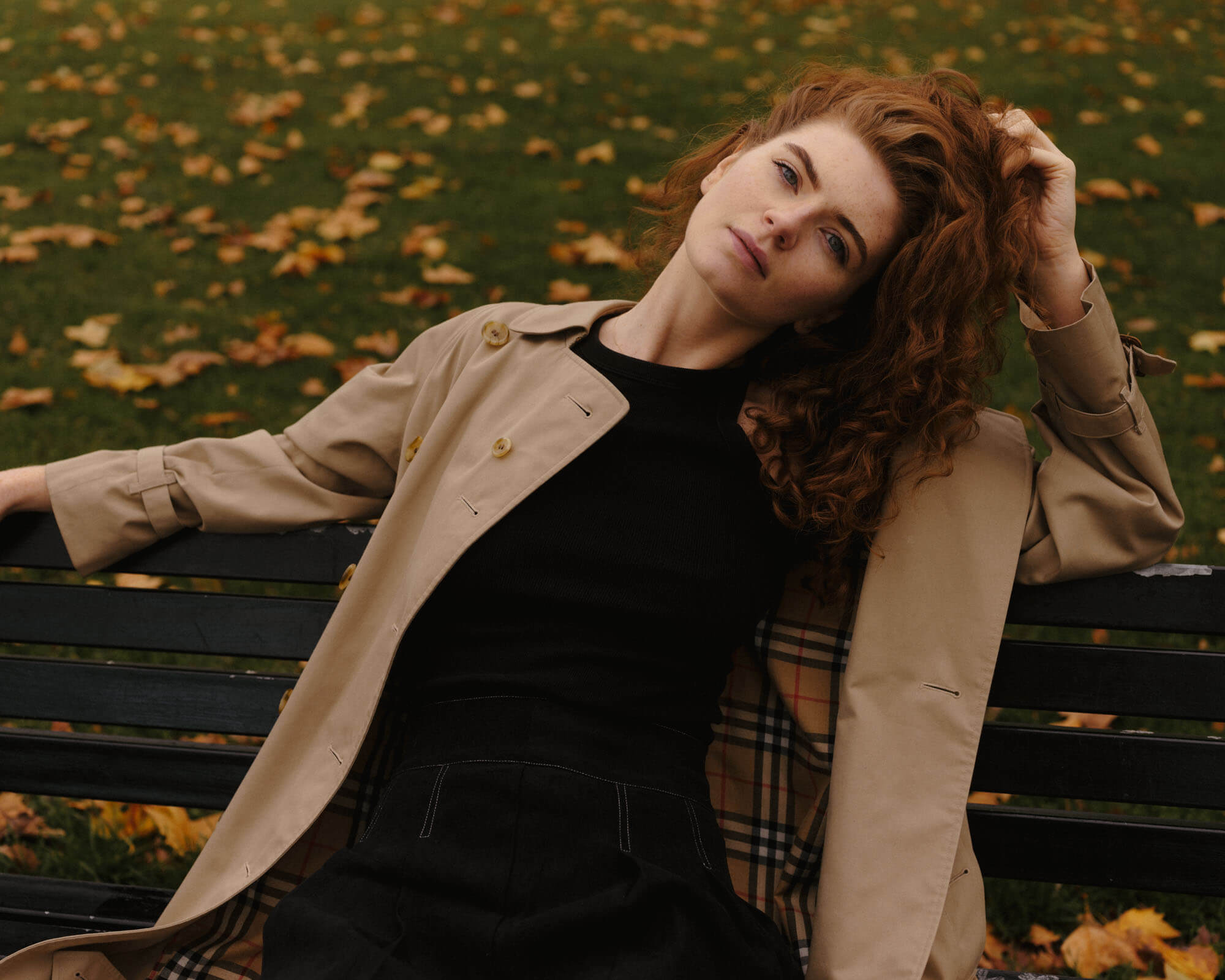 A portrait of Hannah in Finsbury Park, London
